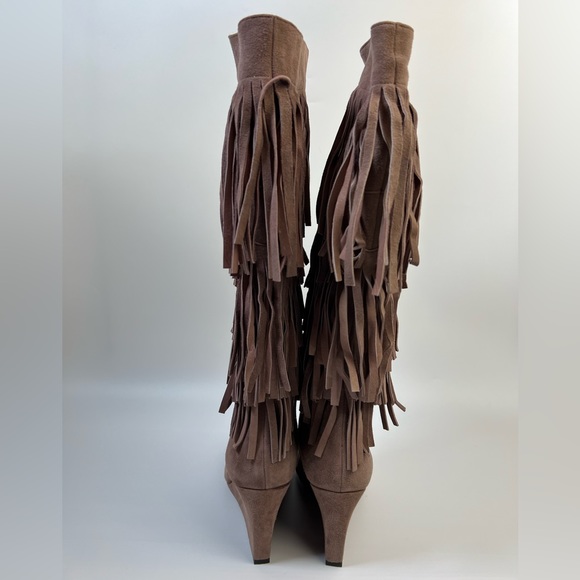 BRUNO MAGLI Fringed suede knee-high boots size 37 - Picture 6 of 16